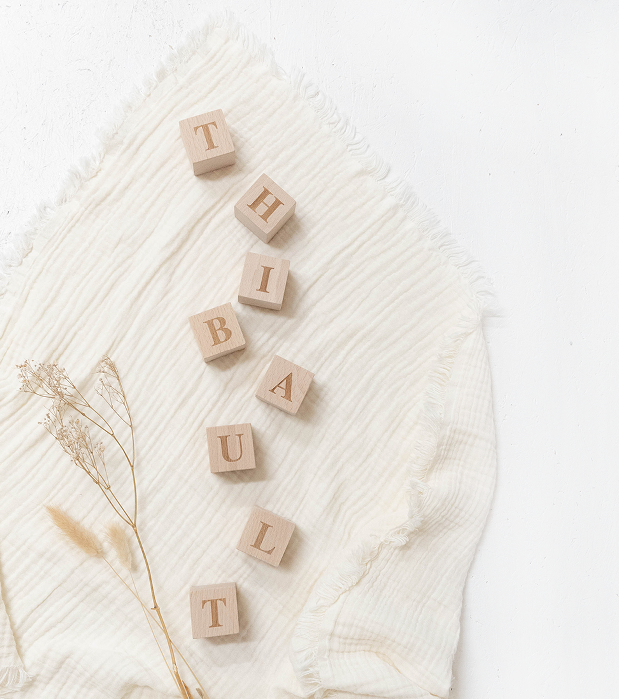 Wooden name blocks // Times