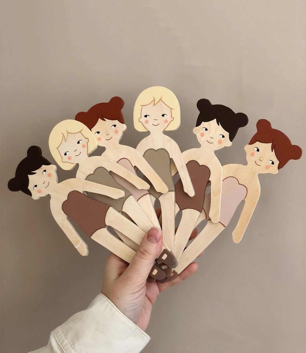 Wooden doll // Mermaid