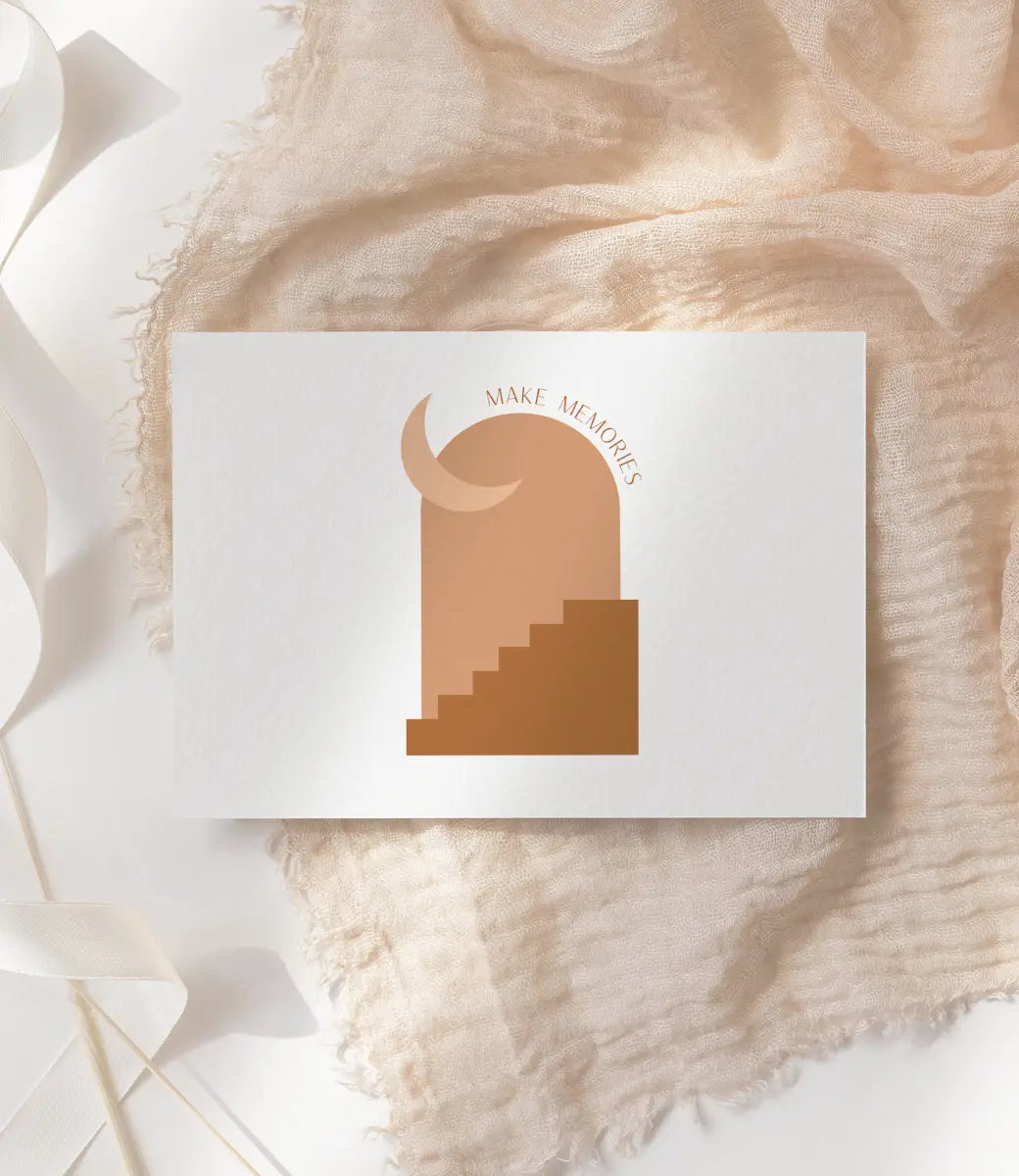 Kaartje A6 // Make memories World of Mina