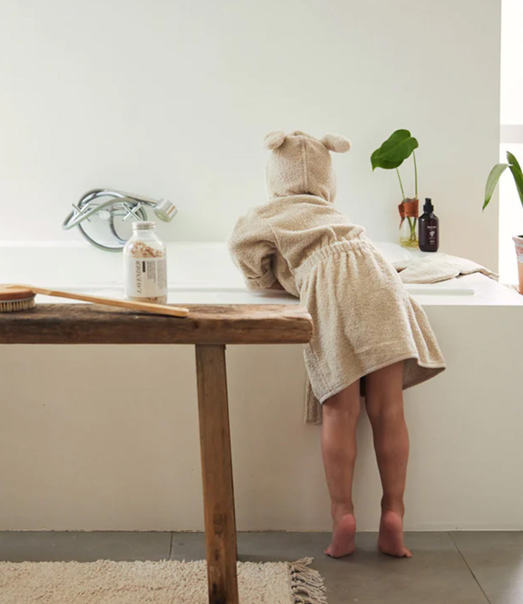 Bathrobe bunny // Nougat