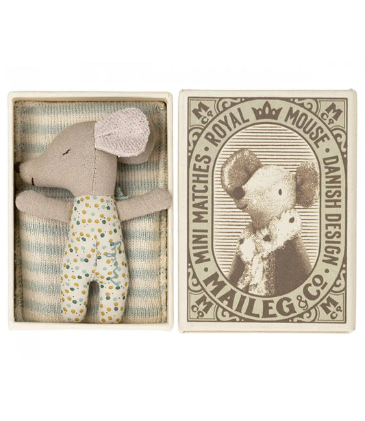 Baby mouse // Sleepy-Wakey in doosje - jongen Maileg