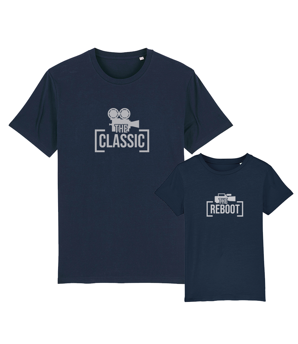 Organic matching T-shirt set // The classic - The reboot