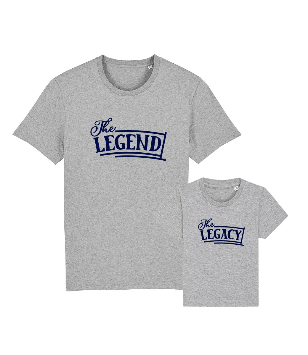 Organic matching T-shirt set // Legend & Legacy