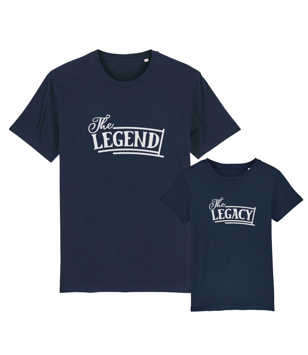 Organic matching T-shirt set // Legend & Legacy