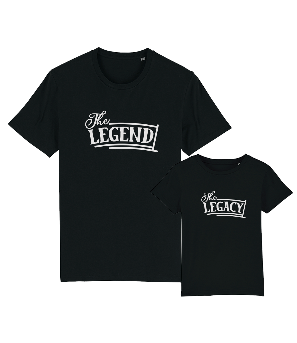 Organic matching T-shirt set // Legend & Legacy
