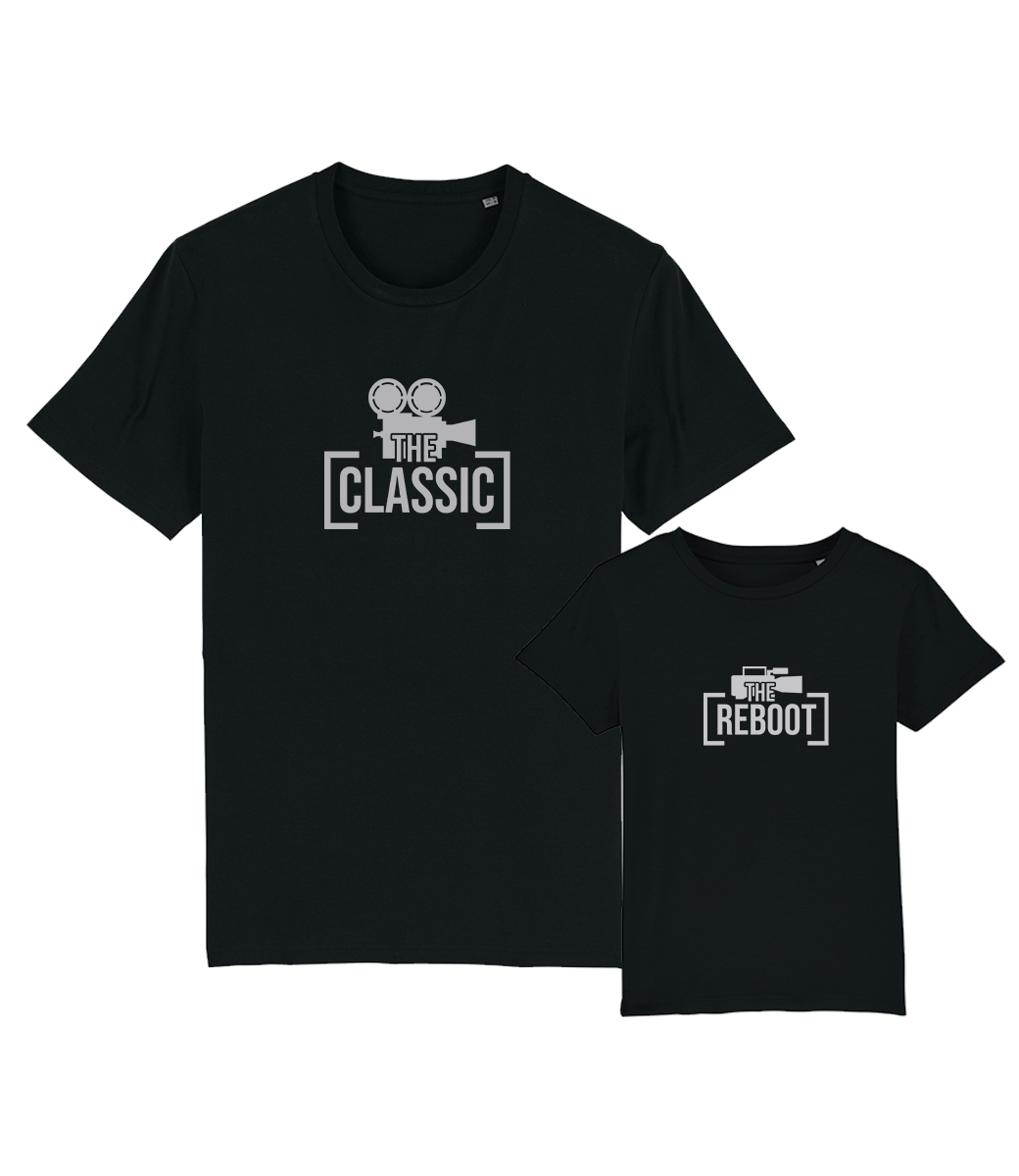 Organic matching T-shirt set // The classic - The reboot