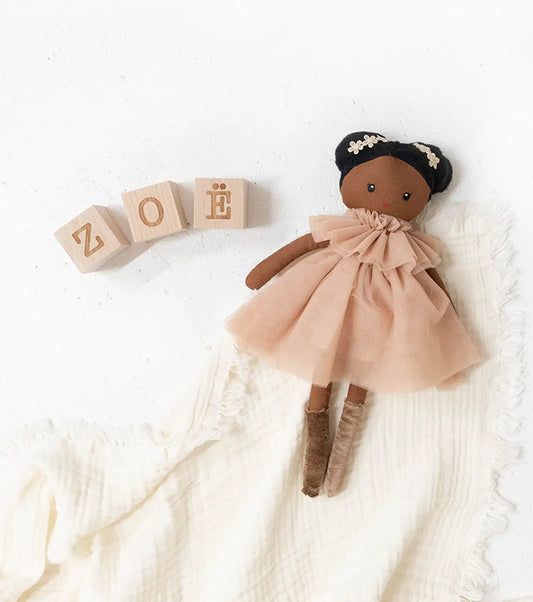 Houten naamblokken // Typewriter World of Mina