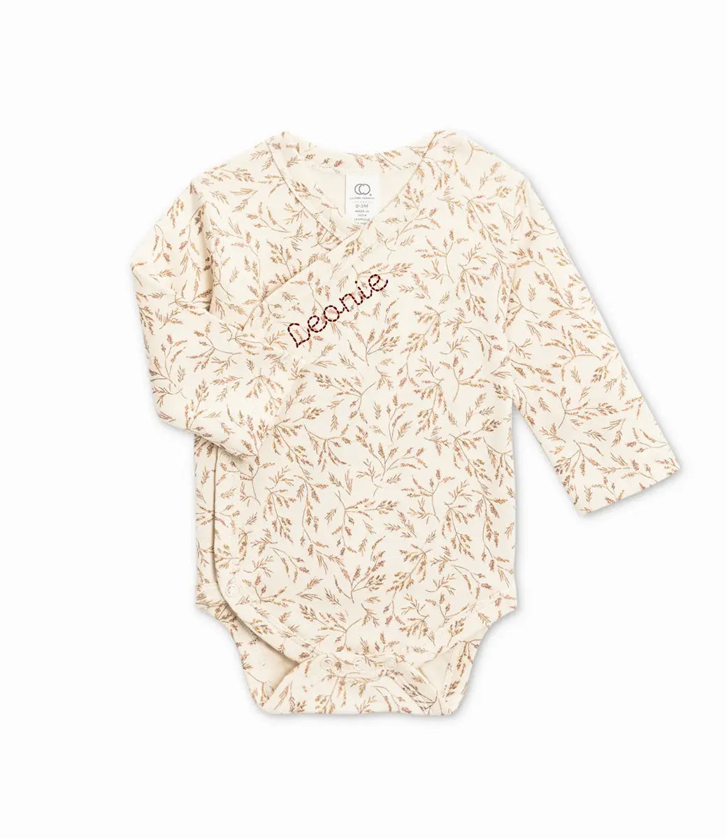 Organic kimono body // Floral blush Co