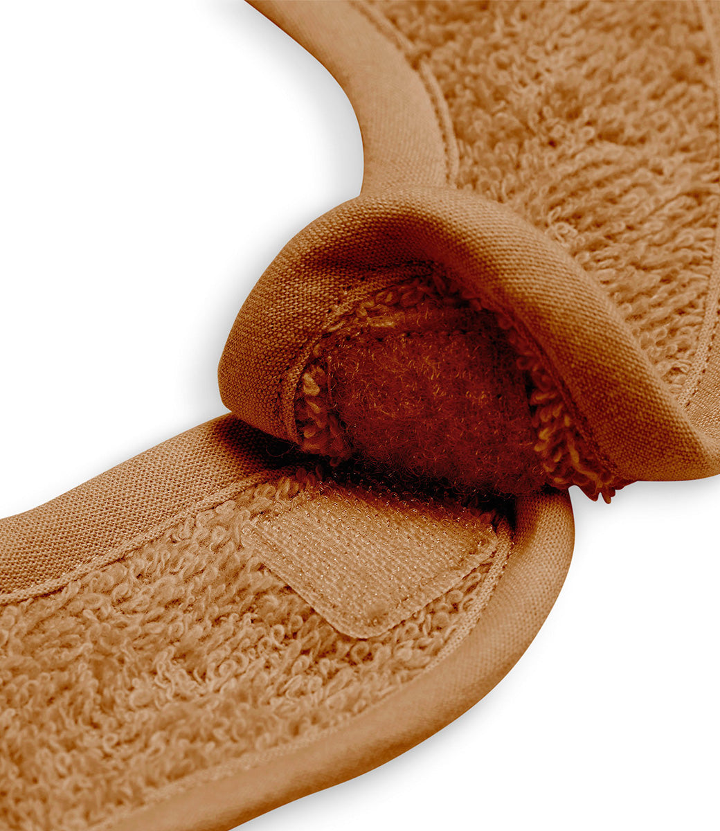 Bib // Caramel - embroidered with name