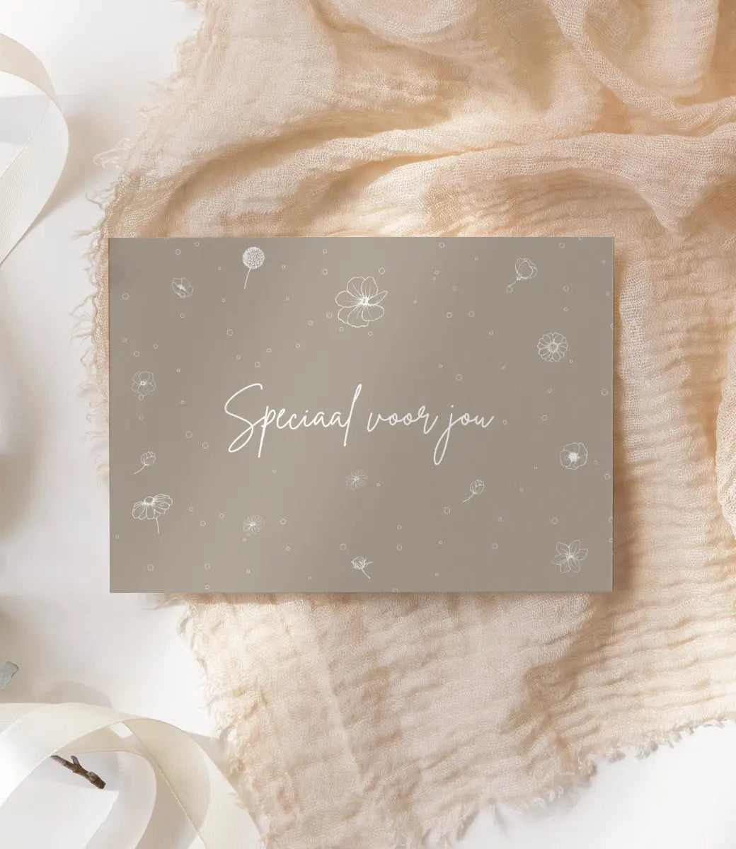 Kaartje A6 // Speciaal voor jou World of Mina