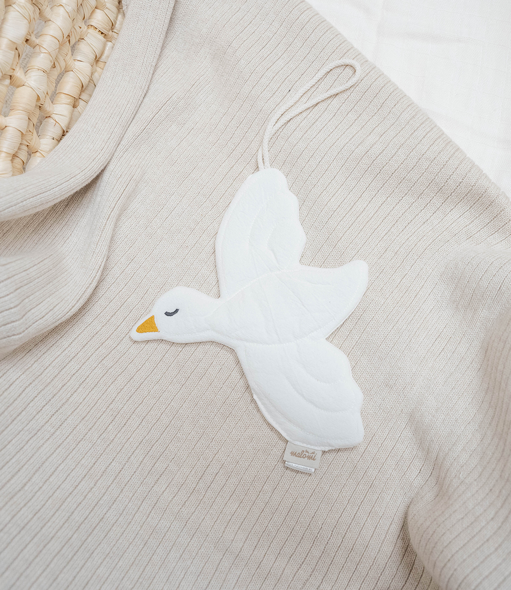 Pacifier Holder // Goose - Ecru