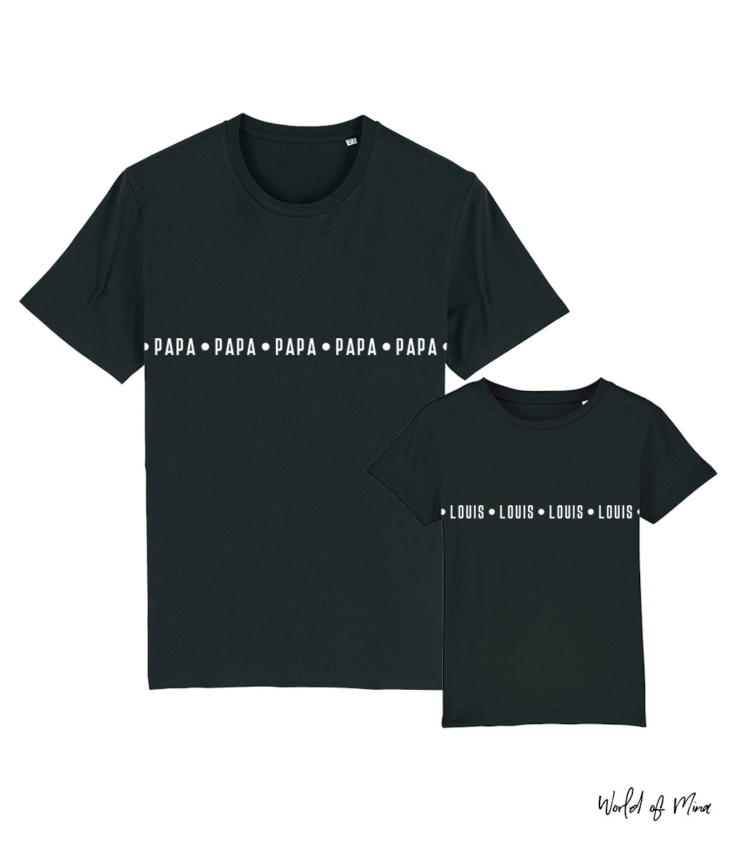Organic matching t-shirt set // Repeat