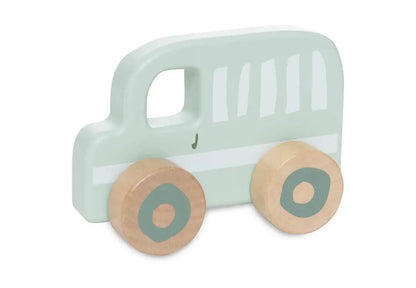 Houten Auto Op Wielen - 3 Stuks - On The Go World of Mina