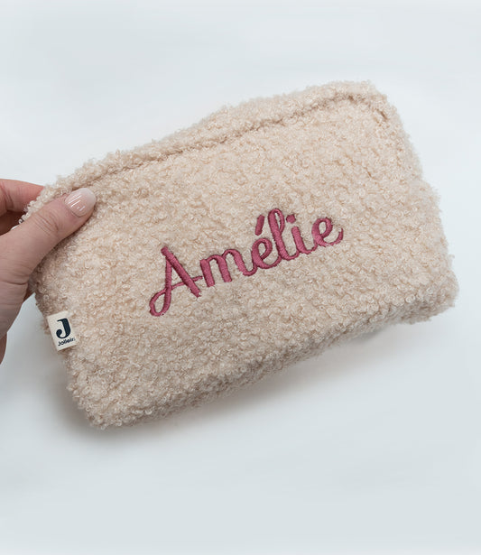 Bouclé Pouch // Natural
