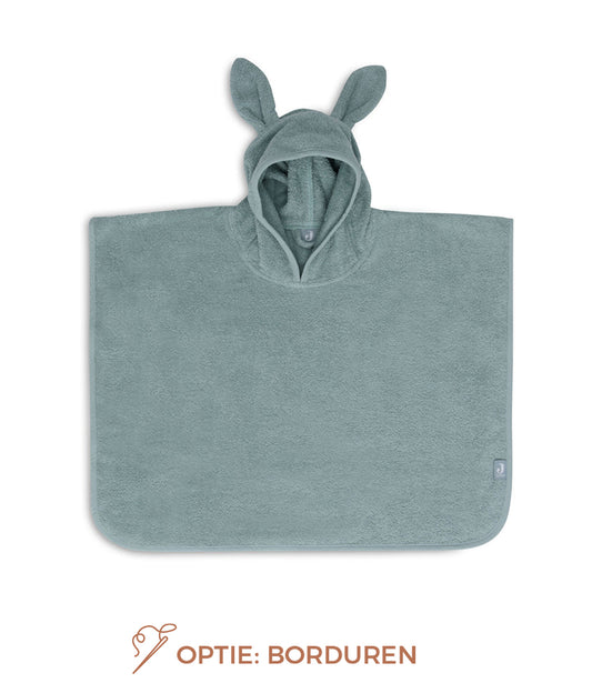 Badponcho bunny // Sea green