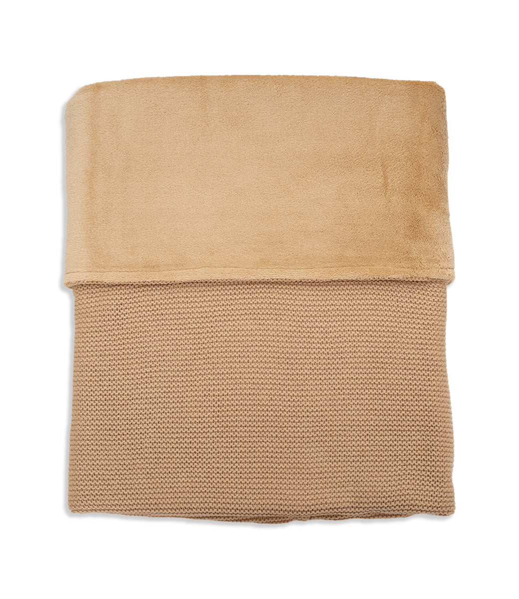 Babydeken fleece basic knit - Hazel