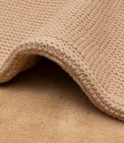 Babydeken fleece basic knit - Hazel