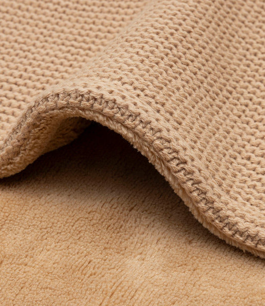 Babydeken fleece basic knit - Hazel