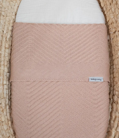 Wiegdeken Grace incl. naam borduren  // Blush Baby's only