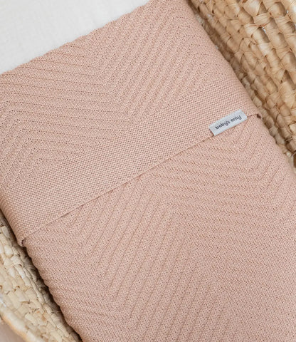 Wiegdeken Grace incl. naam borduren  // Blush Baby's only