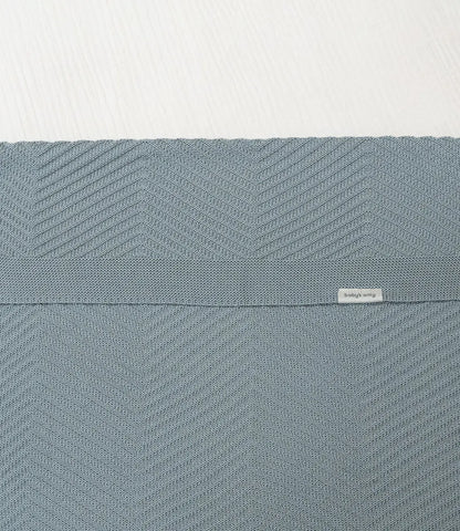 Wiegdeken Grace incl. naam borduren // nordic blue Baby's only