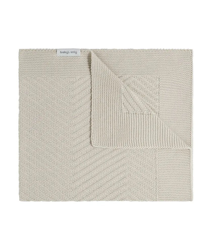 Wiegdeken Grace incl. naam borduren  // Warm linnen Baby's only