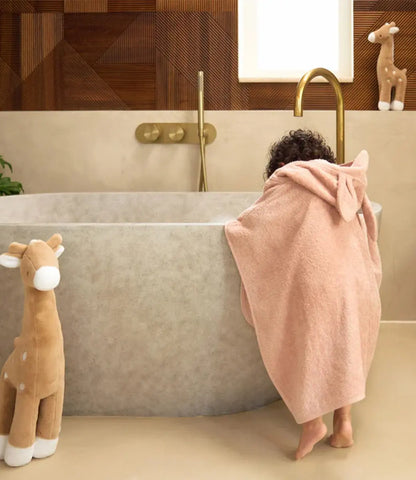 Badponcho bunny // Wild rose Jollein