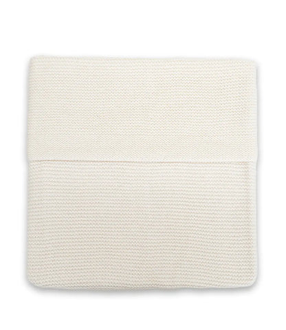 Babydeken incl. naam borduren  // Basic knit - Ivory Jollein