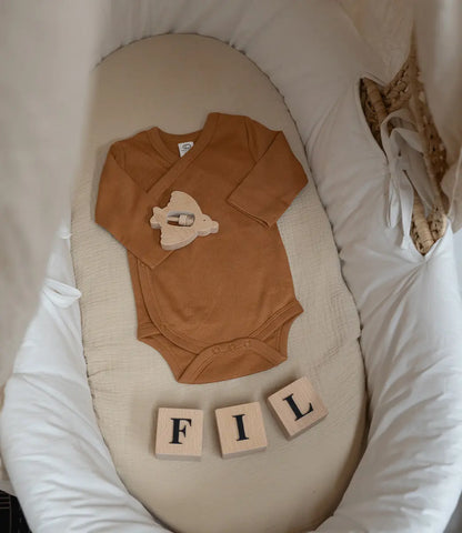 Houten naamblokken // Times 3D - zwart World of Mina