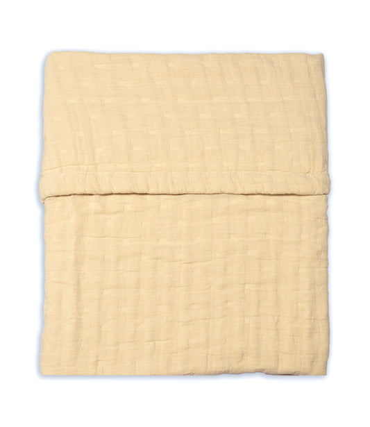 Zomerdeken hydrofiel Jacquard // Vanille