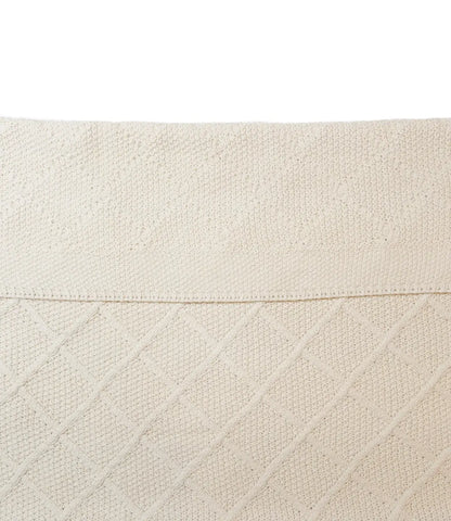 Check knit deken - oatmeal Jollein