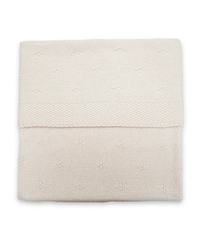 Cosy knit deken - ivory Jollein