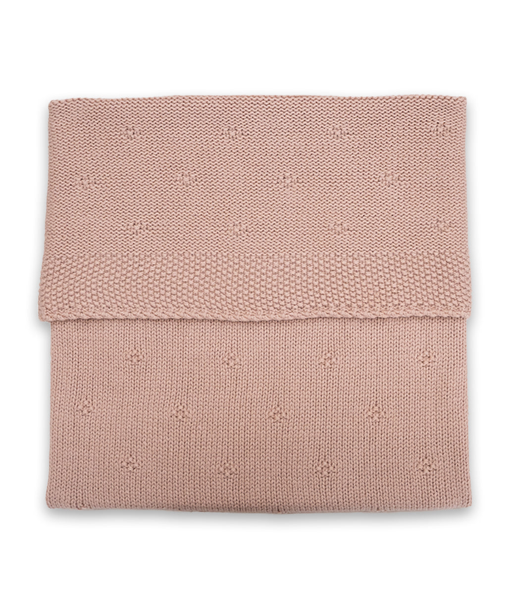 Winter blanket // fleece basic knit - Forest green