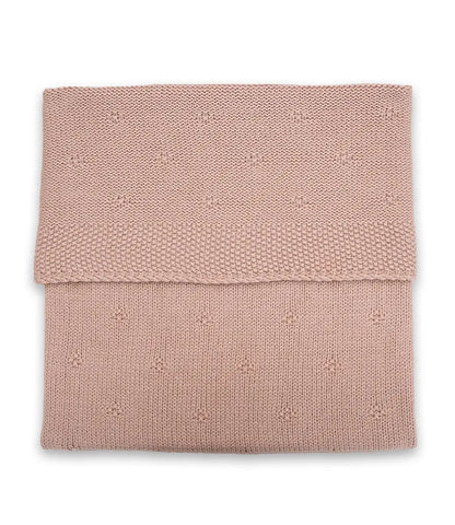 Cosy knit deken - wild rose Jollein
