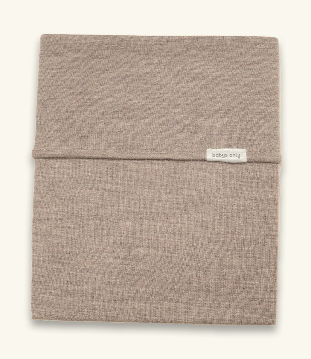 Wiegdeken Merino Fine Meadow -  Sand