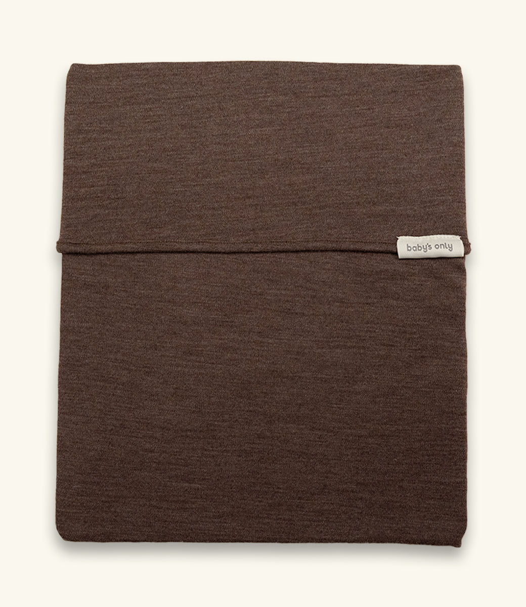 Wiegdeken Merino Fine Meadow -  taupe
