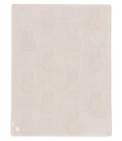 Nijntje winter deken incl. naam borduren // knit fleece - nougat Jollein