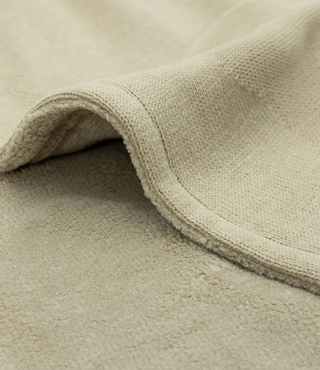 Nijntje winter deken incl. naam borduren // knit fleece - olive green