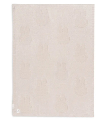 Nijntje deken incl. naam borduren // knit - nougat Jollein