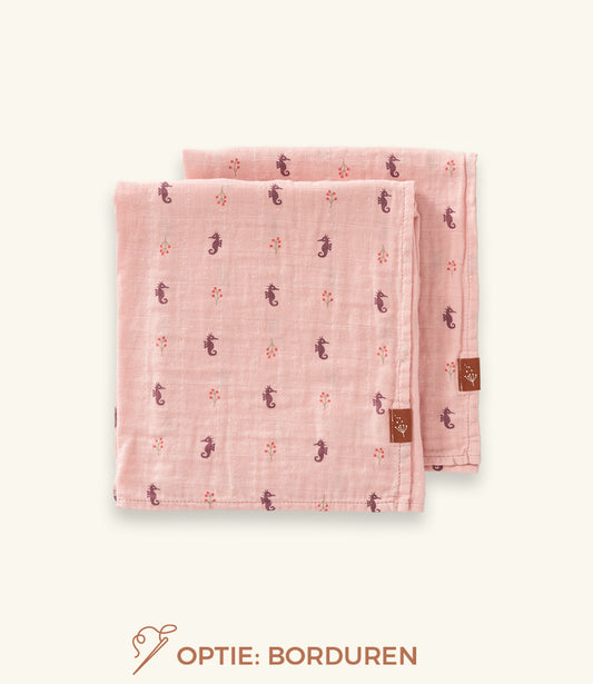 Hydrofiele doeken set 2 // Seahorse - 70x60cm