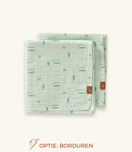 Hydrofiele doeken set 2 // Surfboy - 70x60cm