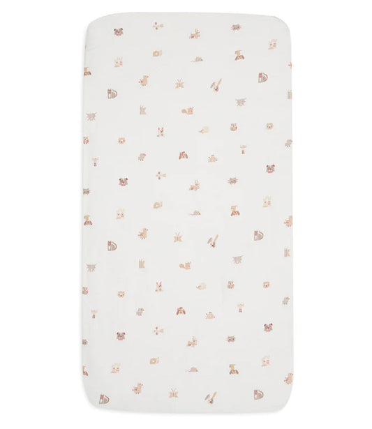 Hoeslaken 60x120cm - Animal friends