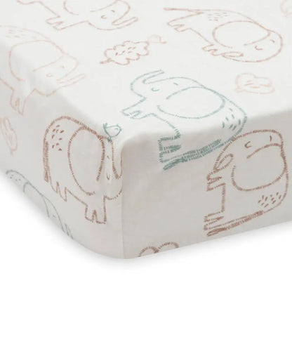 Hoeslaken 60x120cm - Elephant tales Jollein