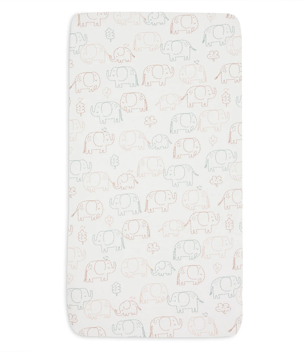 Hoeslaken 60x120cm - Elephant tales
