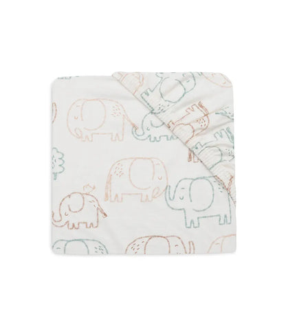 Hoeslaken 60x120cm - Elephant tales Jollein