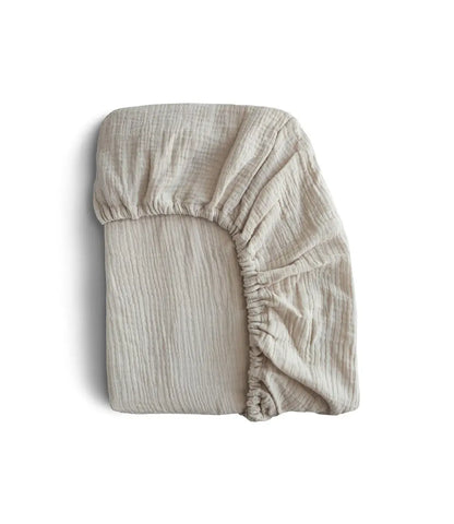 Muslin hoeslaken  - Fog Mushie