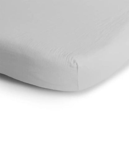 Muslin hoeslaken  - White Mushie