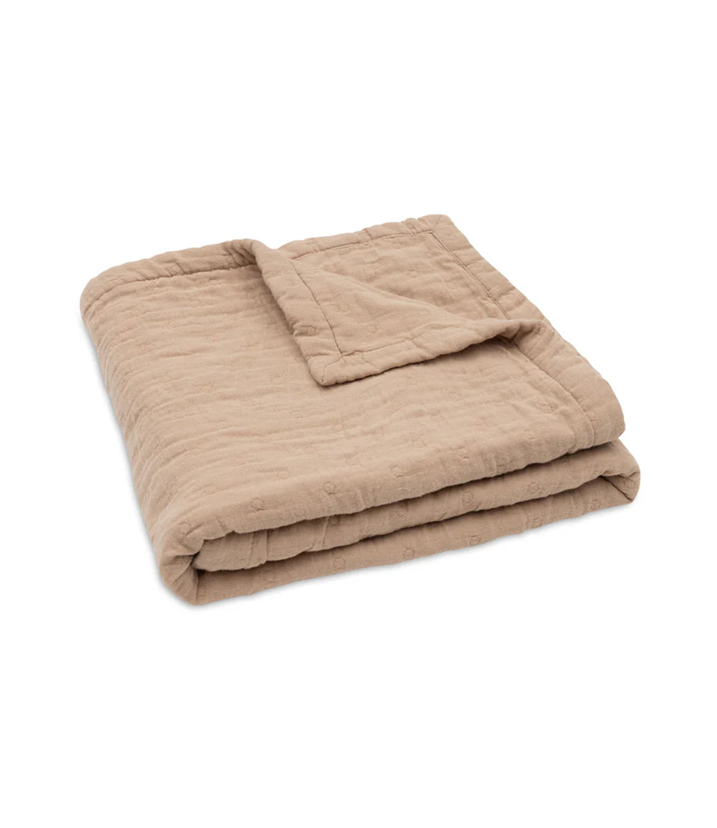 Zomerdeken hydrofiel Jacquard // Biscuit