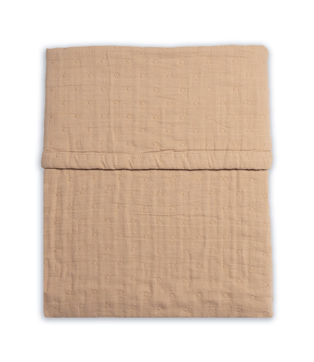 Zomerdeken hydrofiel Jacquard // Biscuit
