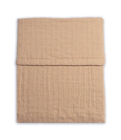Zomerdeken hydrofiel Jacquard // Biscuit